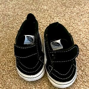 Vans infant size crib shoes size 3.